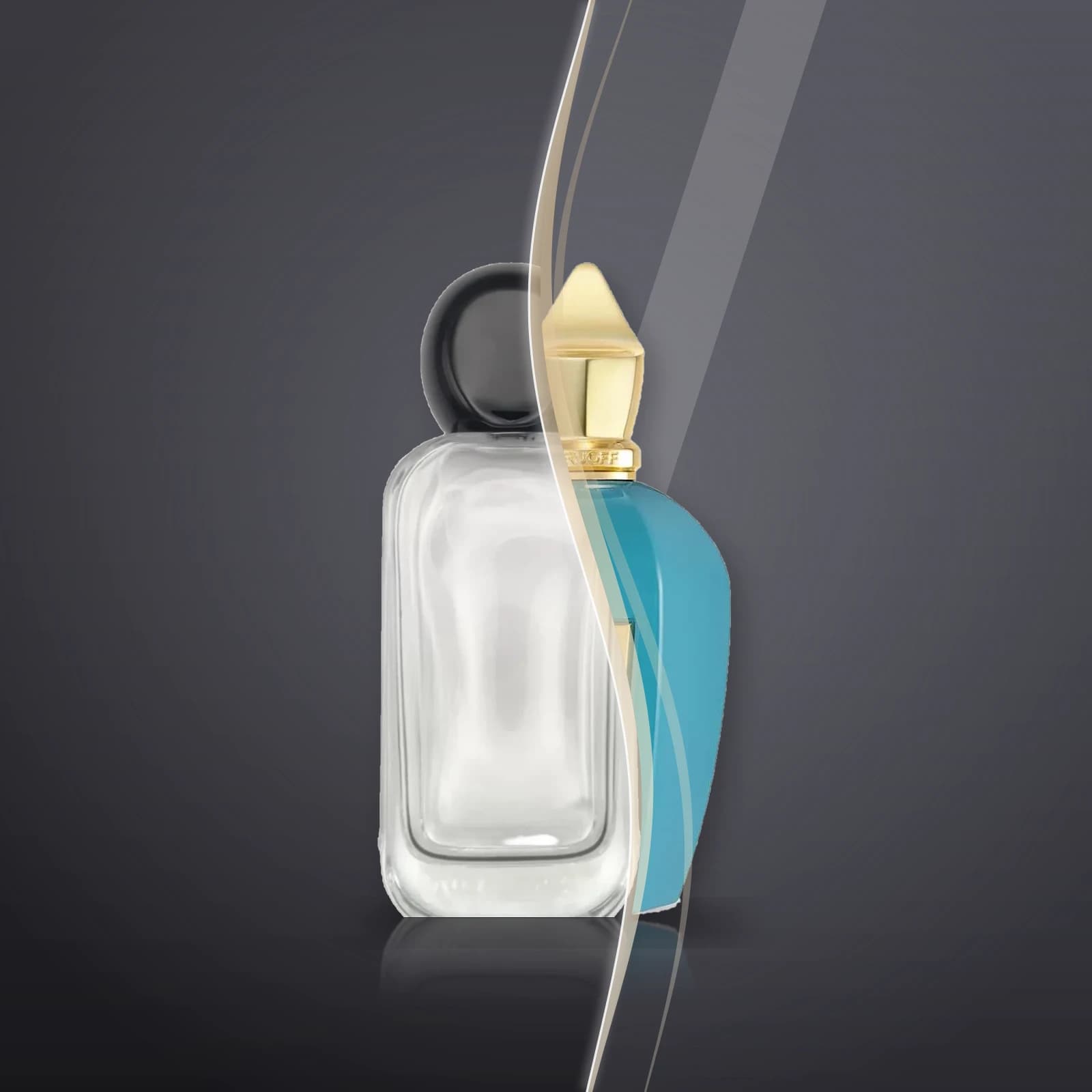 Shagaf's bottle and the original ERBA PURA, blended into one picture