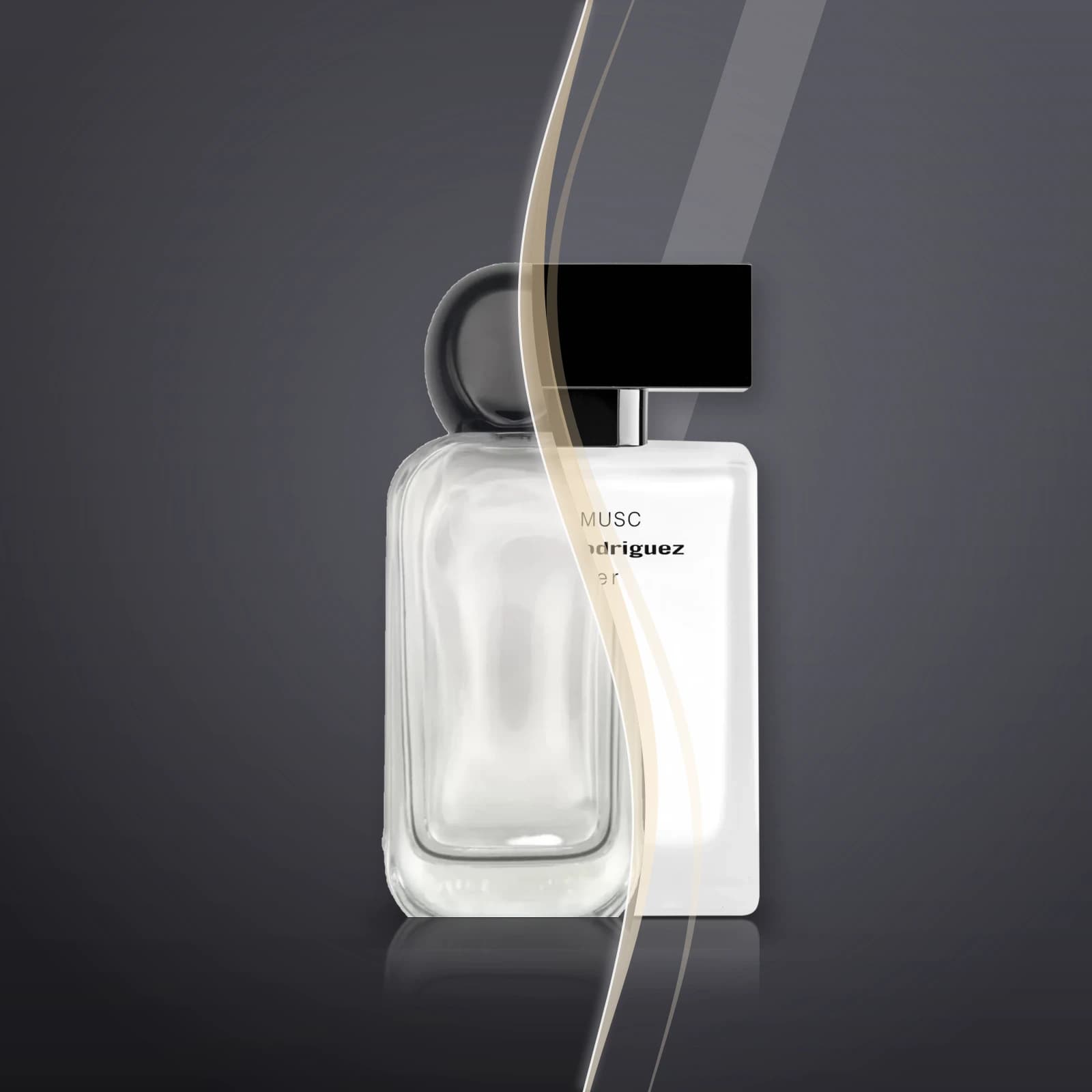 Shagaf's bottle and the original Pure Musc For Her, blended into one picture