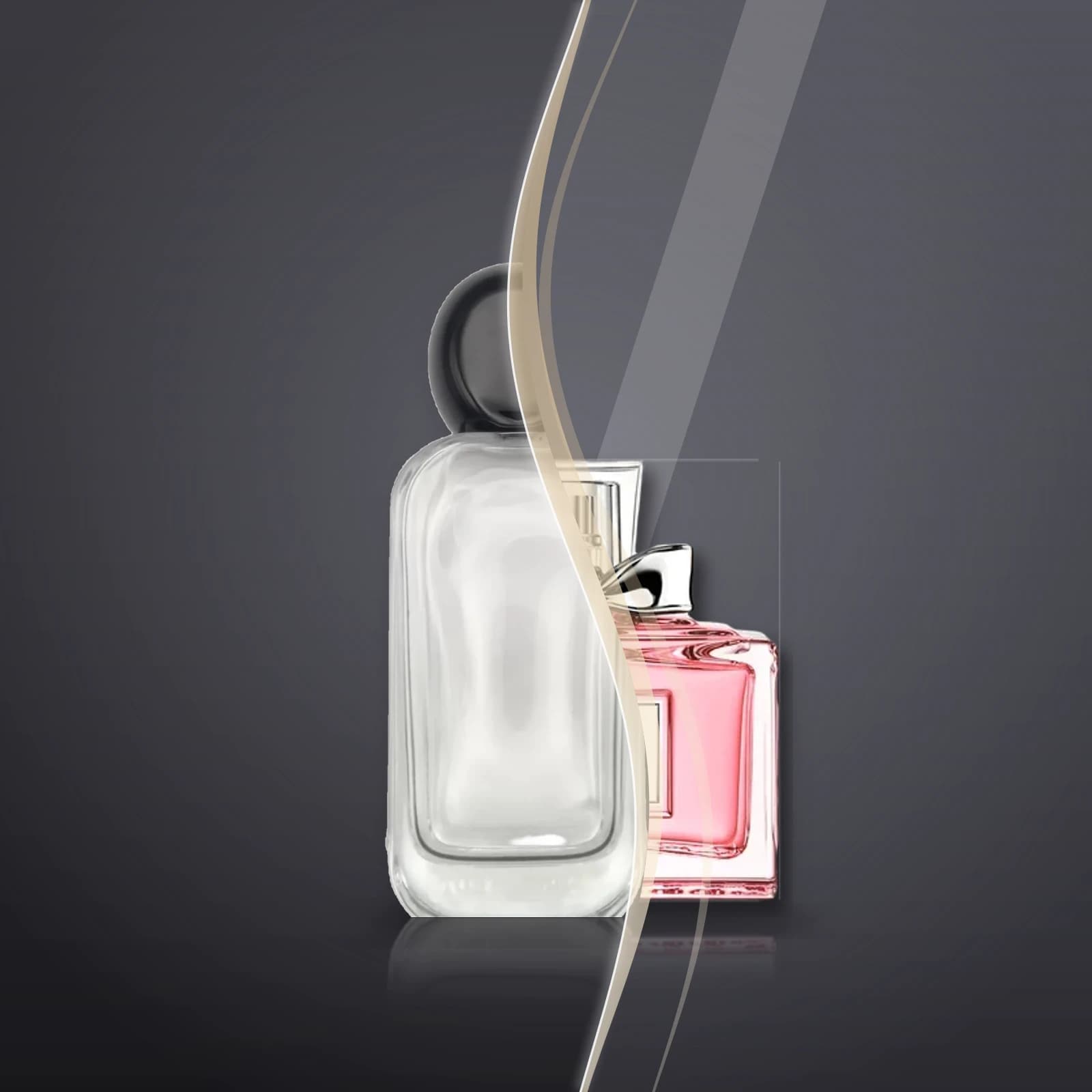 Shagaf's bottle and the original Miss Dior, blended into one picture