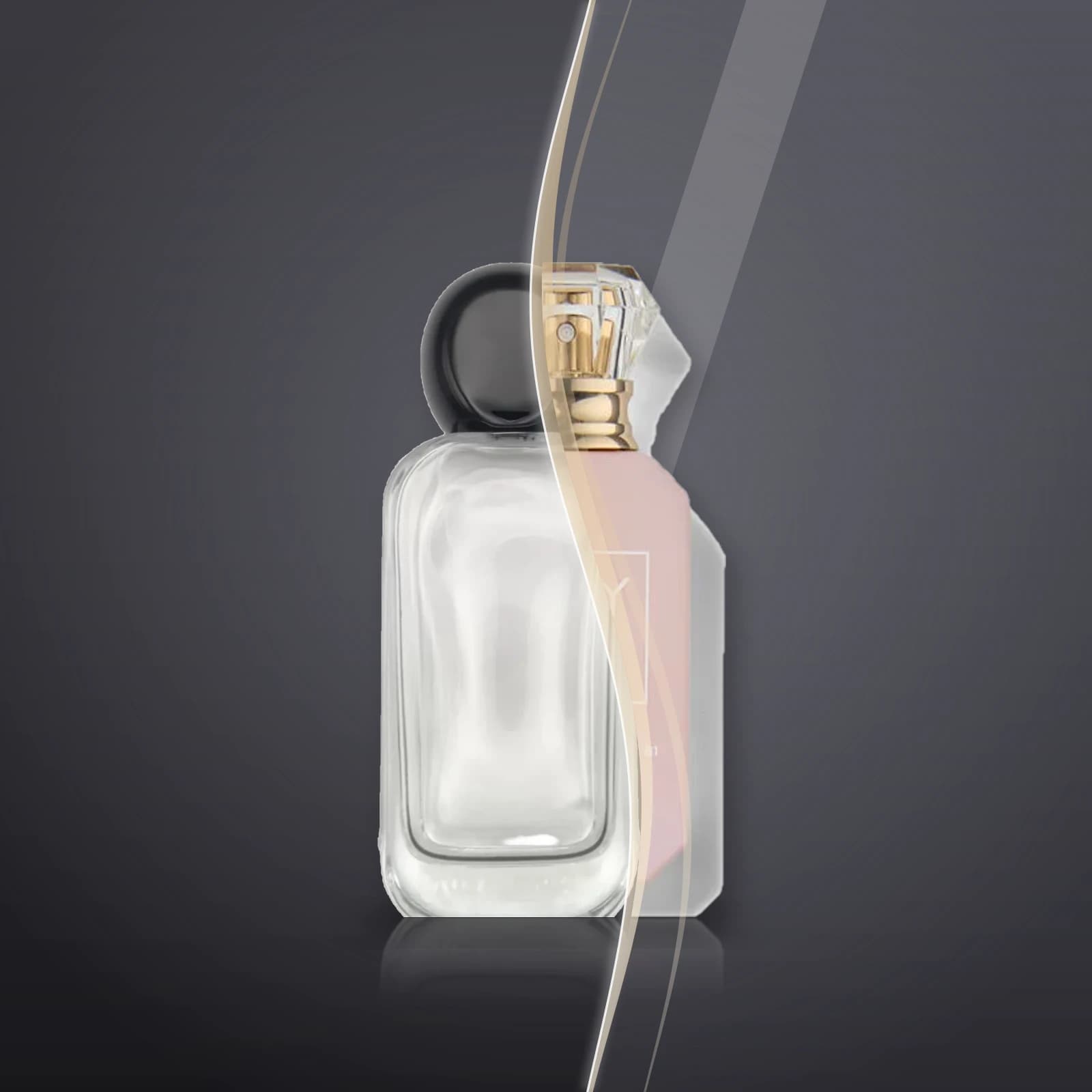 Shagaf's bottle and the original YUM BOUJEE MARSHMALLOW / 81, blended into one picture