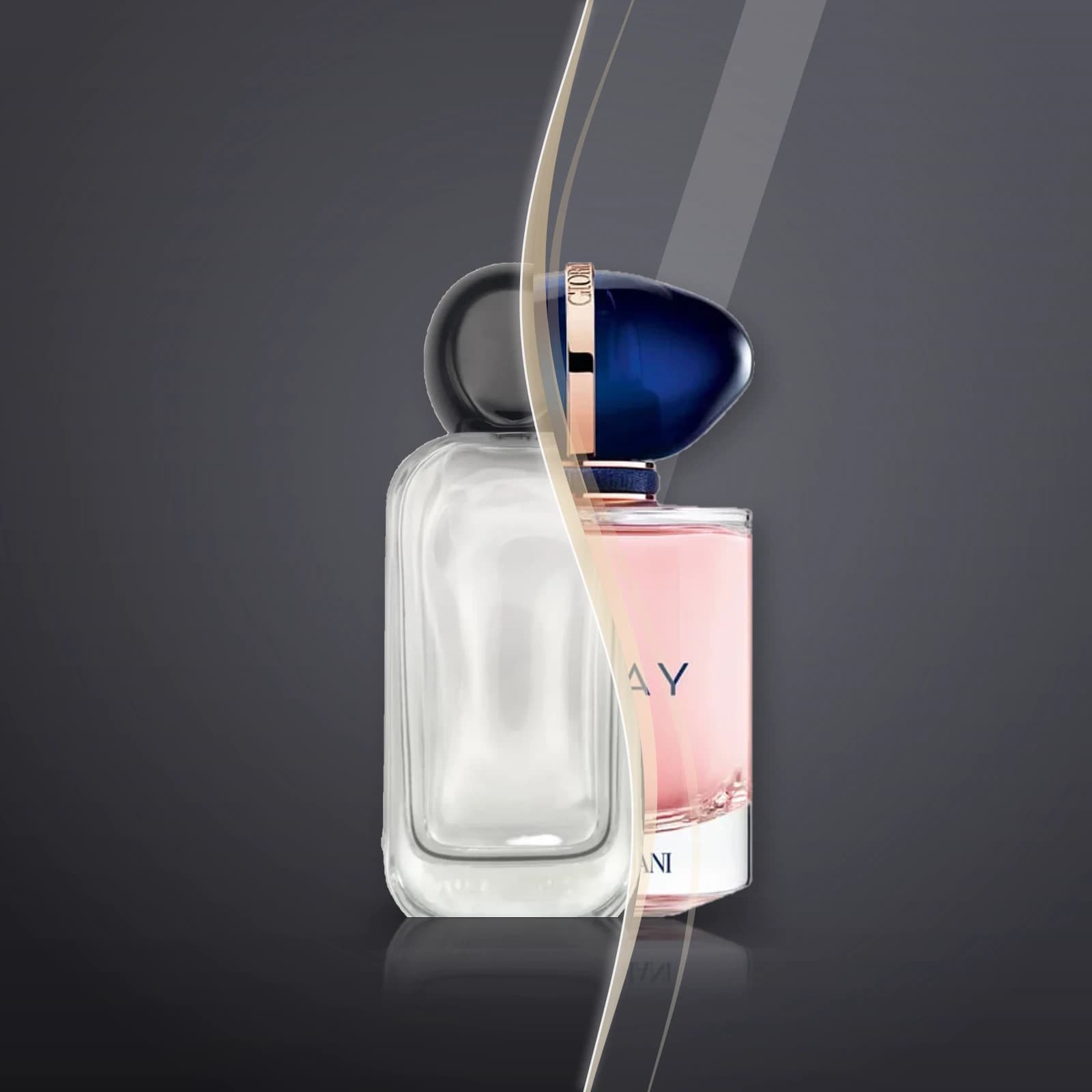 Shagaf's bottle and the original My Way, blended into one picture