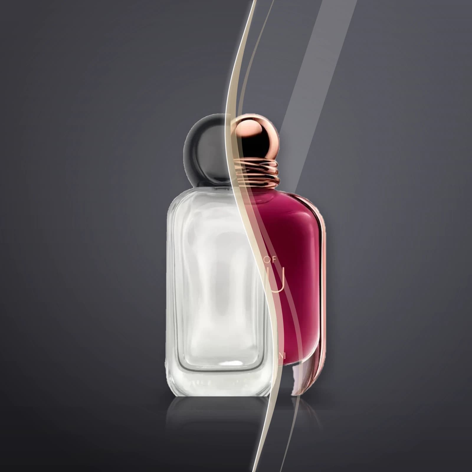 Shagaf's bottle and the original Power Of You, blended into one picture