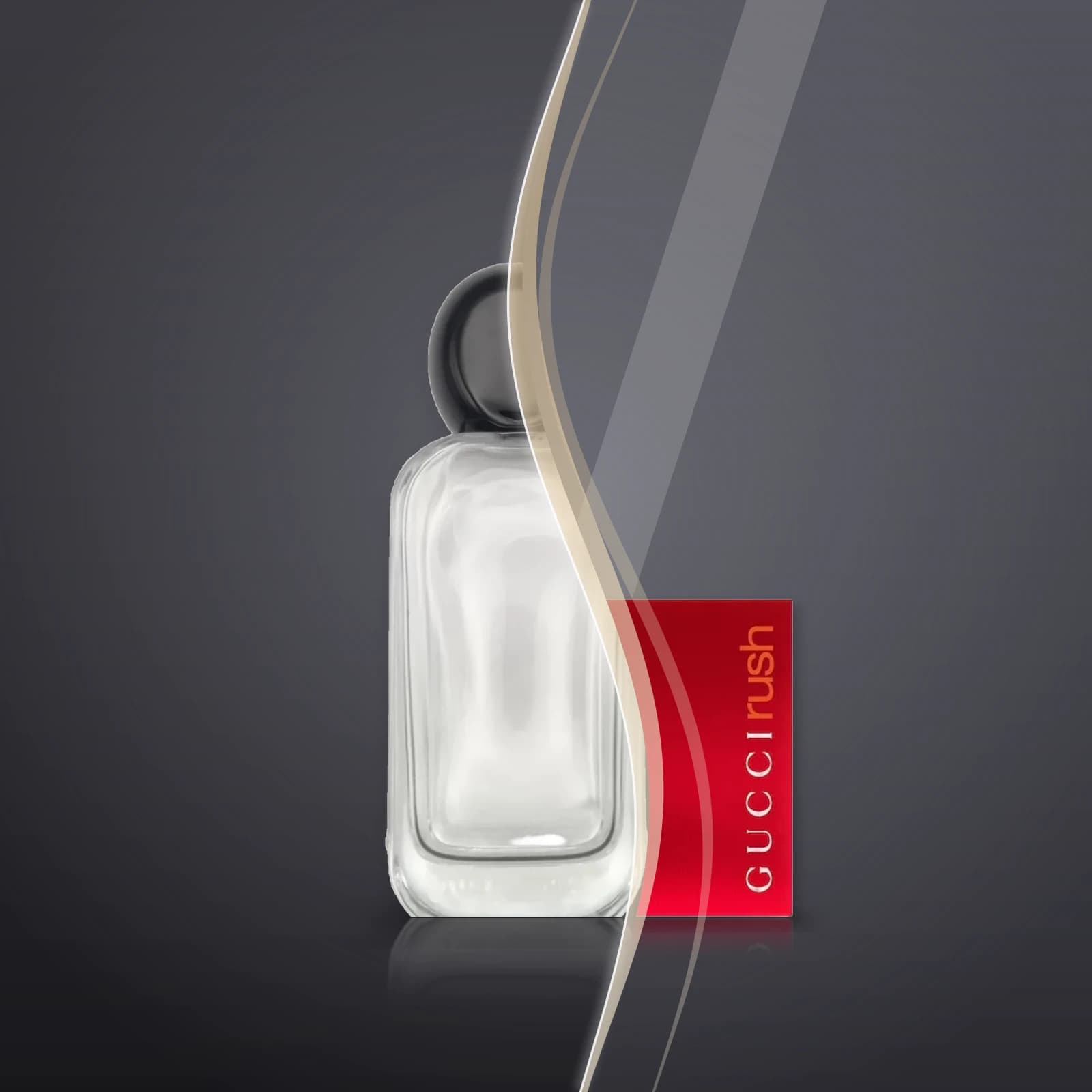 Shagaf's bottle and the original GUCCI RUSH, blended into one picture