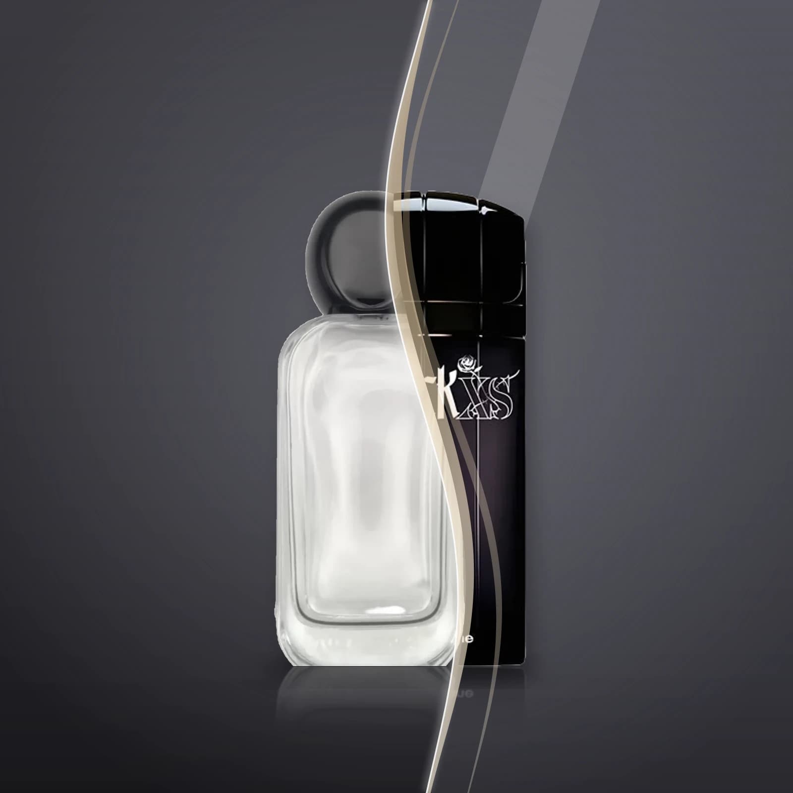 Shagaf's bottle and the original Black XS, blended into one picture