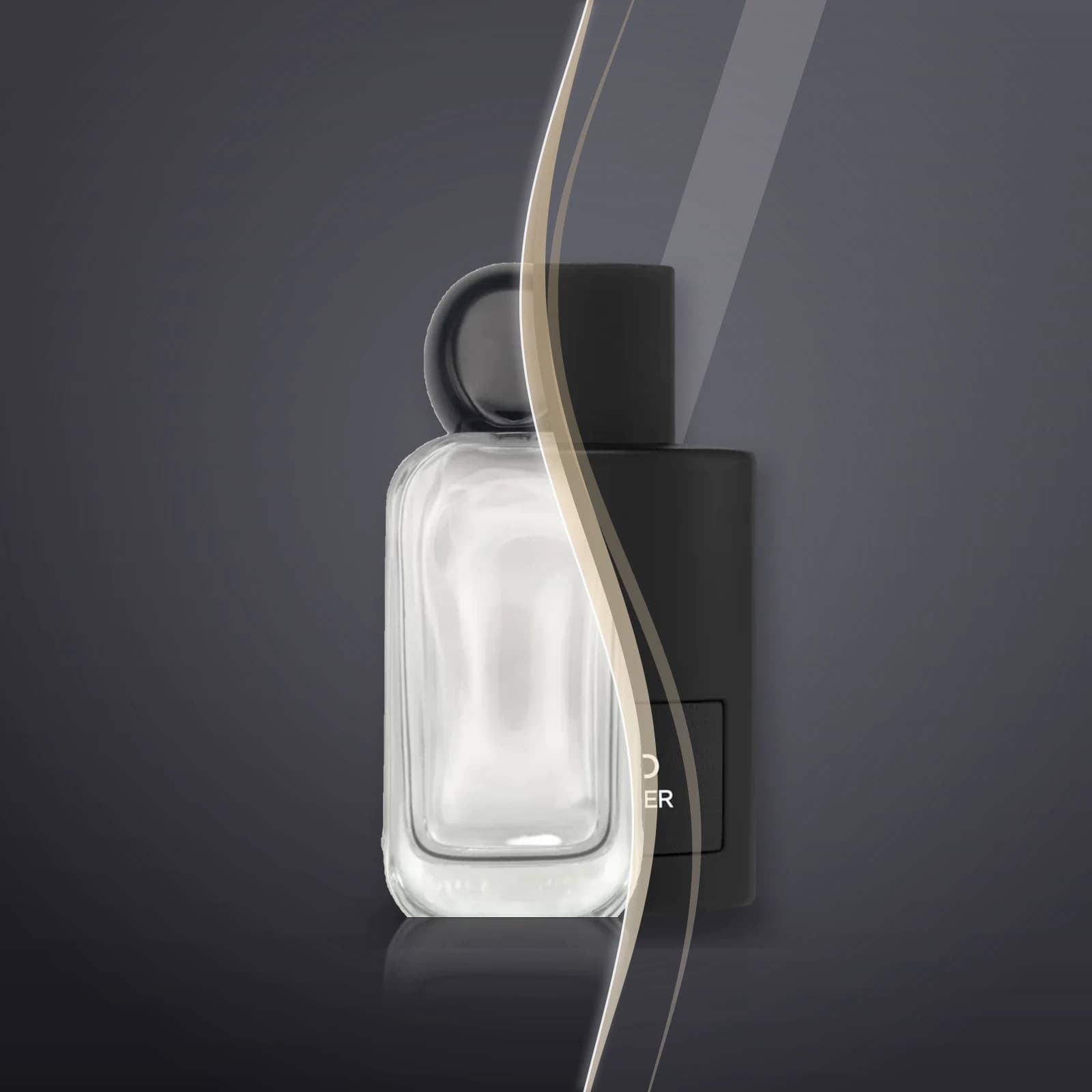 Shagaf's bottle and the original Ombré Leather, blended into one picture
