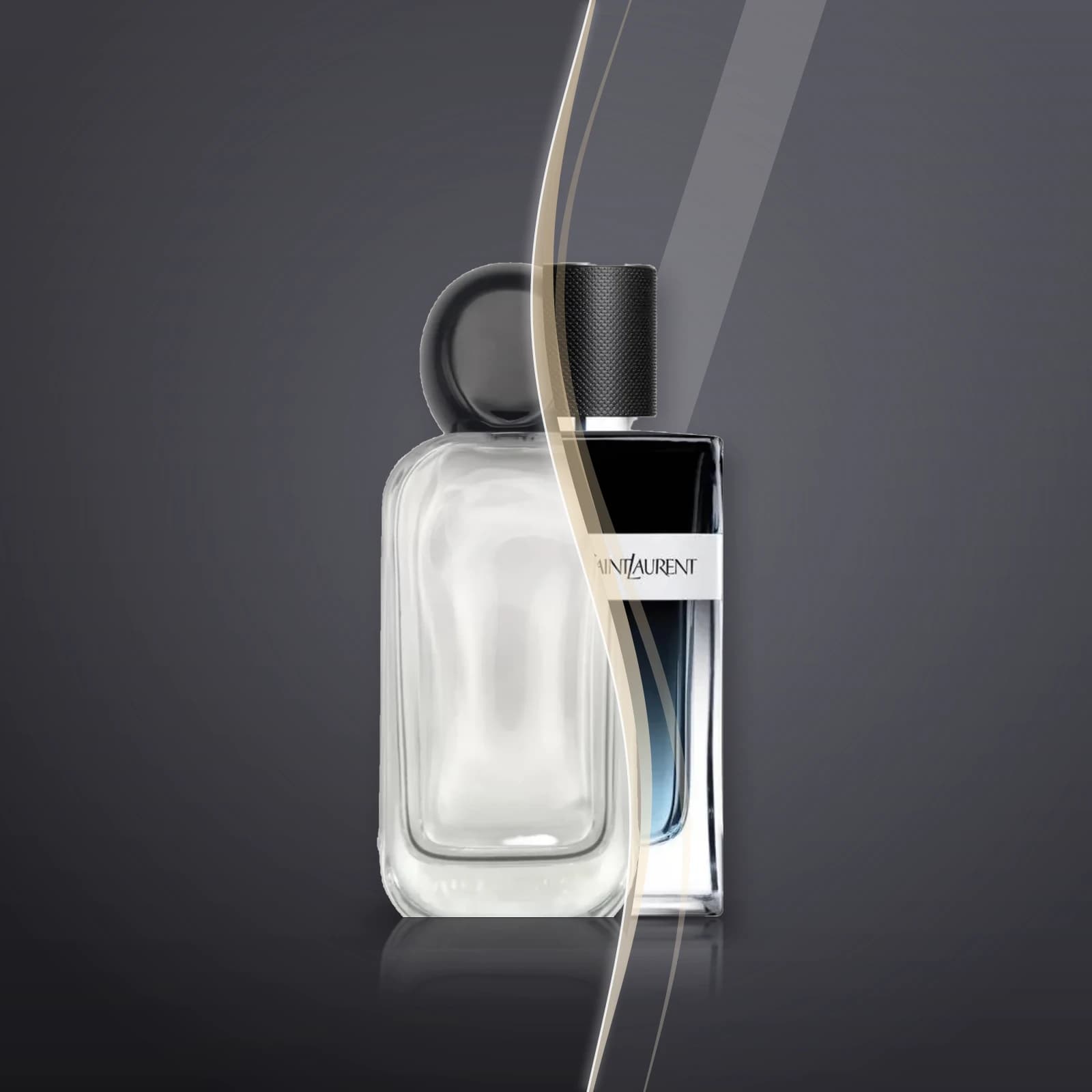 Shagaf's bottle and the original Y, blended into one picture