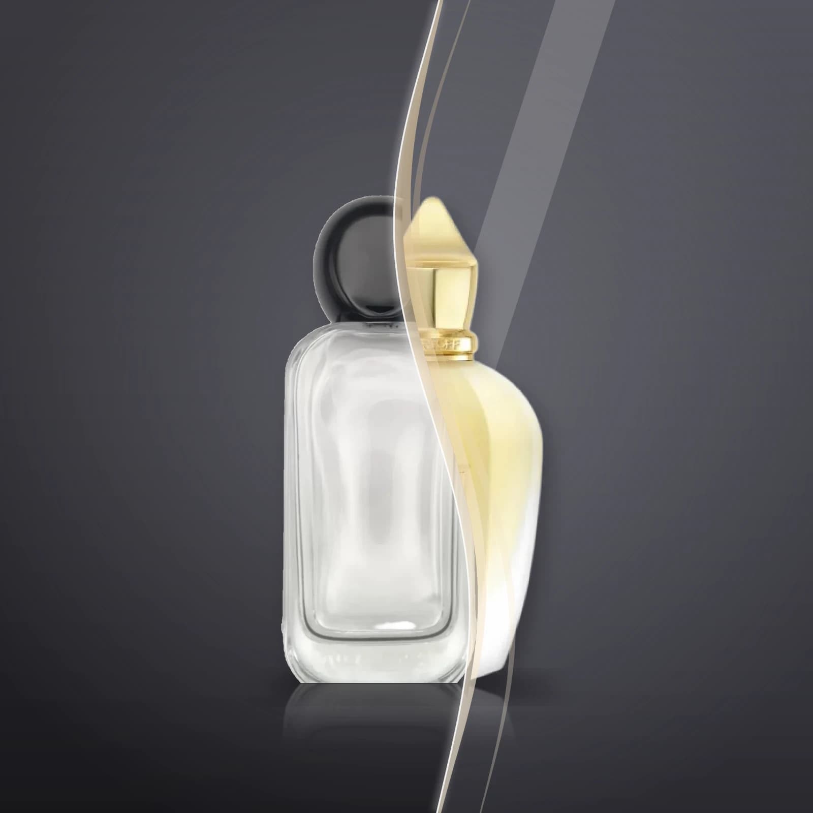 Shagaf's bottle and the original NAXOS XERJOFF, blended into one picture