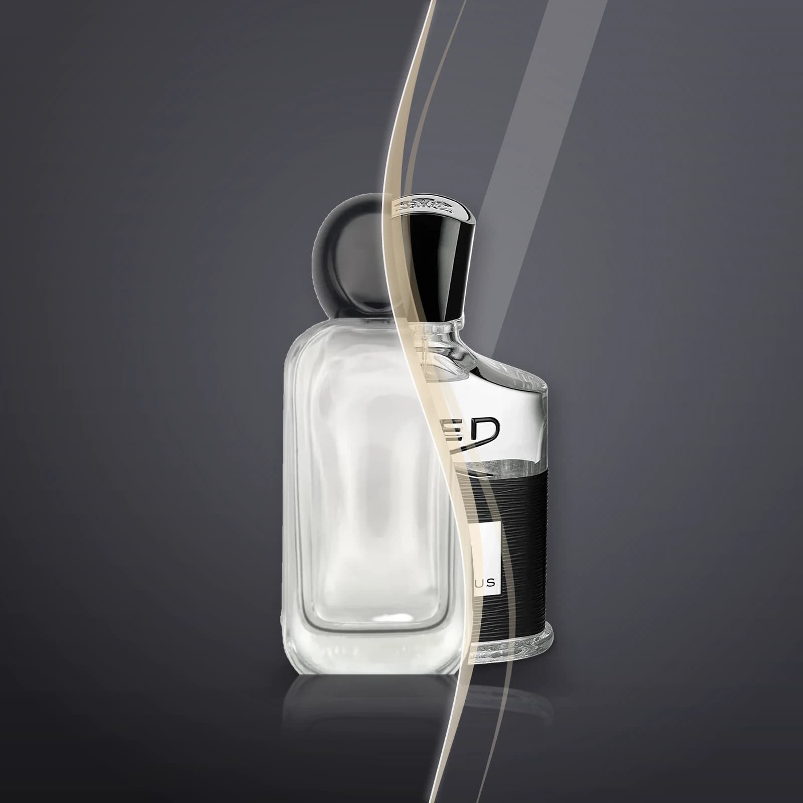 Shagaf's bottle and the original Aventus, blended into one picture