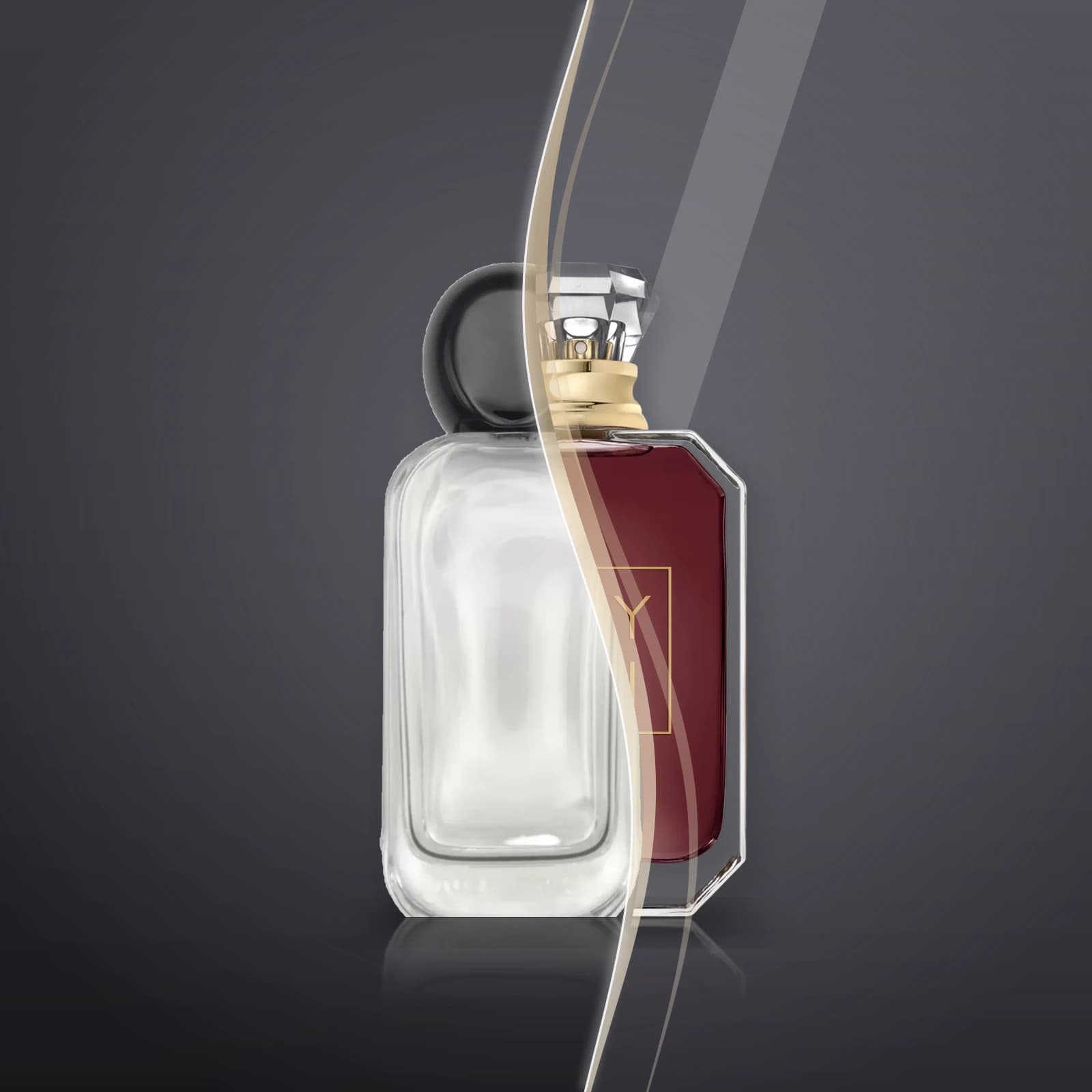 Shagaf's bottle and the original Vanilla | 28 Kayali, blended into one picture